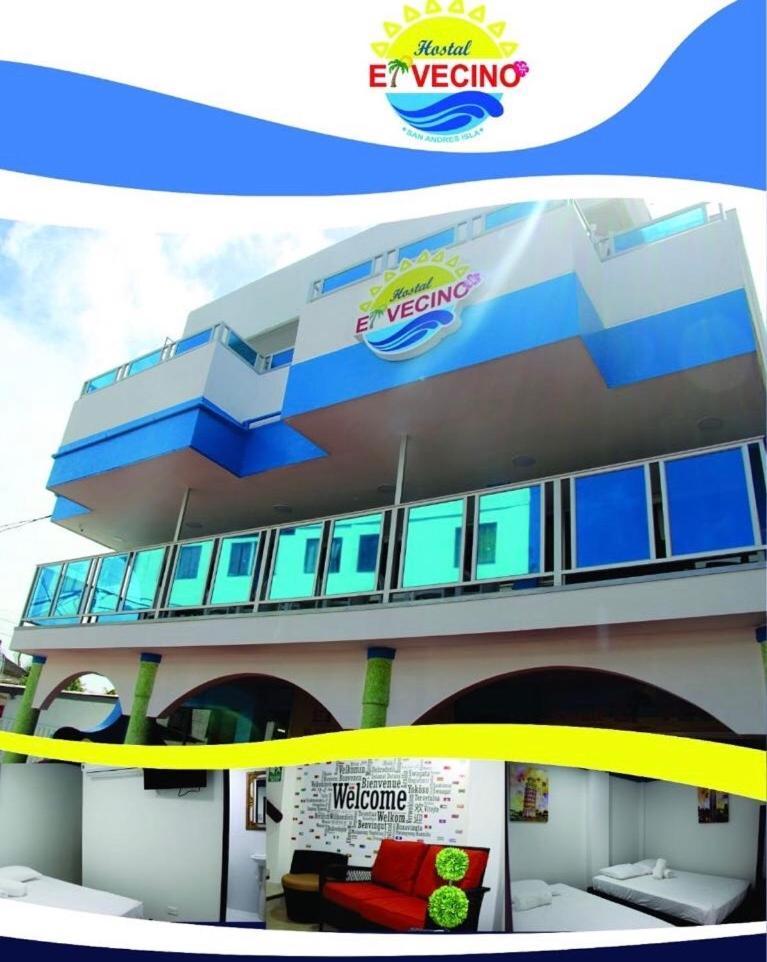 Hostal El Vecino Сан-Андрес Экстерьер фото